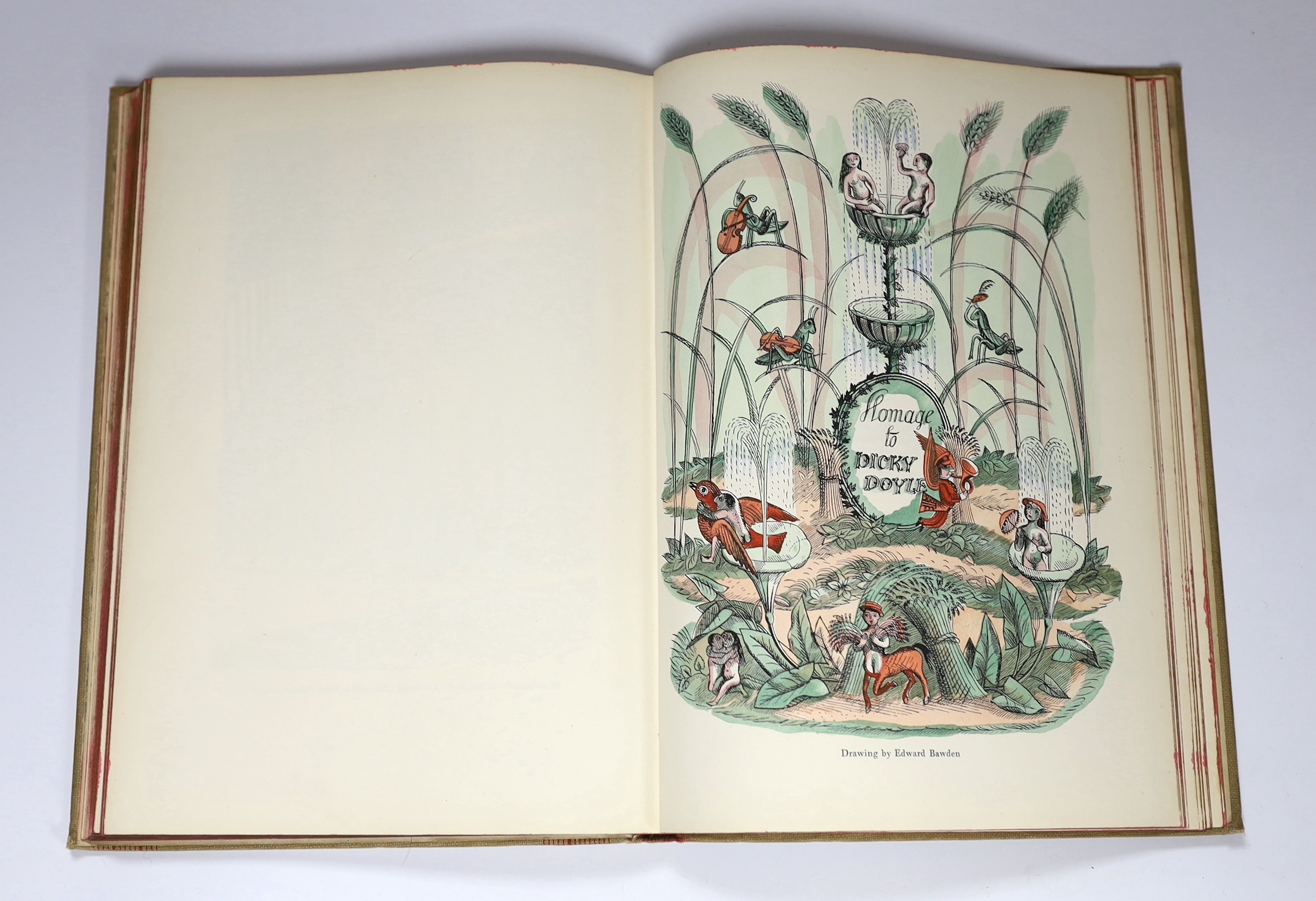 Curwen Press - The Curwen Press Miscellany, edited by Oliver Simon, one of 275 of which this is number 5, inscribed ‘’for office use’’, 4to, original cloth, with wood-engraved and lithographed illustrations by Edward Baw